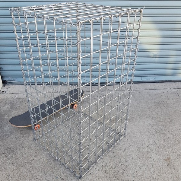 GABION 5mm, 528MM L X 528MM W X 978MM H, 75X75MM, AL-TEN