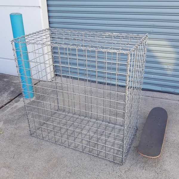 GABION 5mm, 978MM L X 528MM W X 978MM H, 75X75MM, AL-TEN