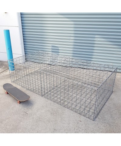 GABION 5mm, 2028MM L X 978MM W X 528MM H, 75X75MM, AL-TEN