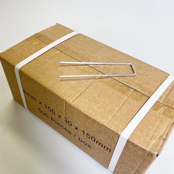 ground staples 150mm GAL box of 500