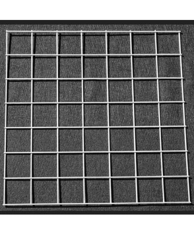 Panel 525mm x 525mm, 75x75mm, Stainless Steel 316L