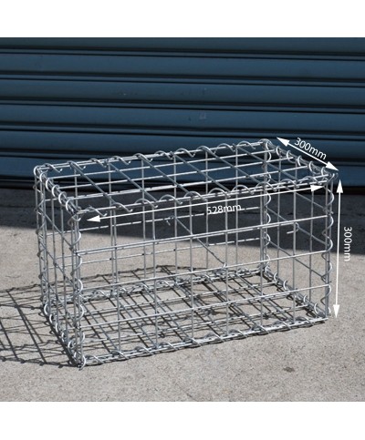 Gabion 525mm x 300mm x 300mm H, 75x75mm, AL-TEN