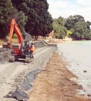 Mudstop Woven Geotextile, a very basic installation guide